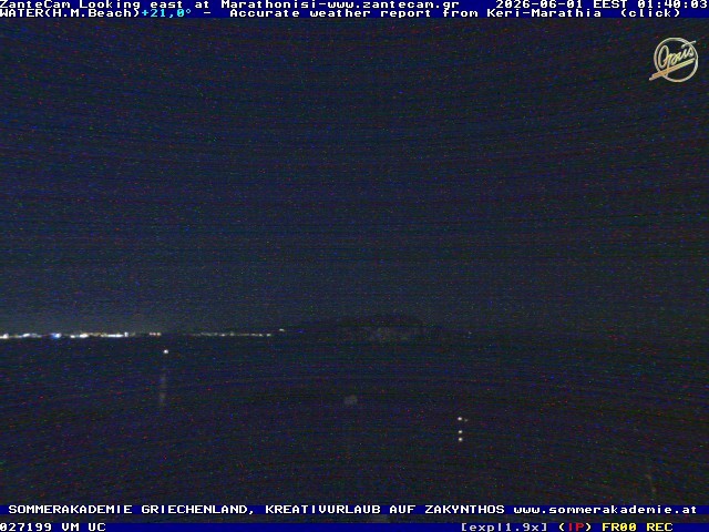 Archived image Webcam Zakynthos - Marine Park