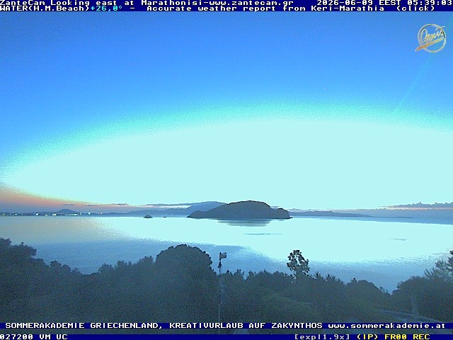 Archiv Foto Webcam Zakynthos - Blick auf den Marina Park