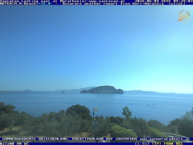 Archiv Foto Webcam Zakynthos - Blick auf den Marina Park