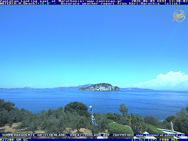 Archiv Foto Webcam Zakynthos - Blick auf den Marina Park
