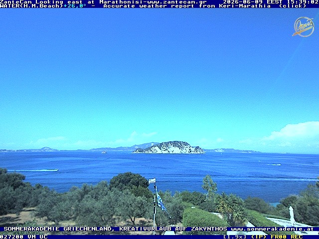 Archiv Foto Webcam Zakynthos - Blick auf den Marina Park