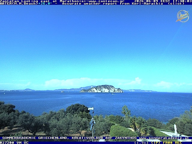 Archiv Foto Webcam Zakynthos - Blick auf den Marina Park