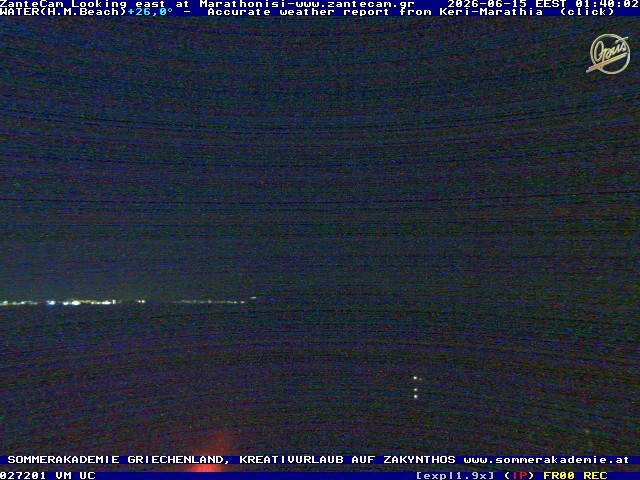 Archived image Webcam Zakynthos - Marine Park