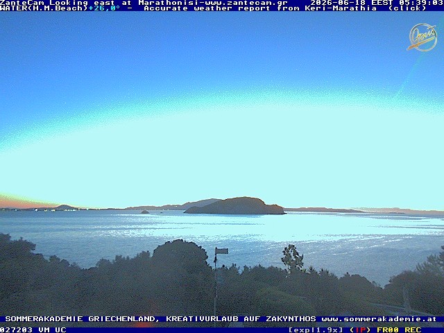 Archiv Foto Webcam Zakynthos - Blick auf den Marina Park