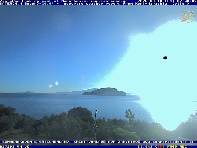 Archiv Foto Webcam Zakynthos - Blick auf den Marina Park
