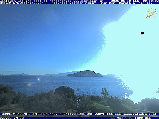 Archiv Foto Webcam Zakynthos - Blick auf den Marina Park