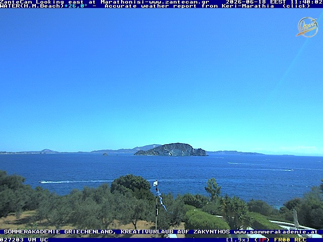 Archiv Foto Webcam Zakynthos - Blick auf den Marina Park