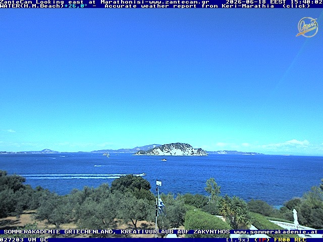 Archiv Foto Webcam Zakynthos - Blick auf den Marina Park