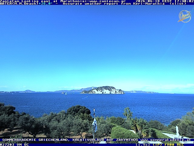 Archiv Foto Webcam Zakynthos - Blick auf den Marina Park