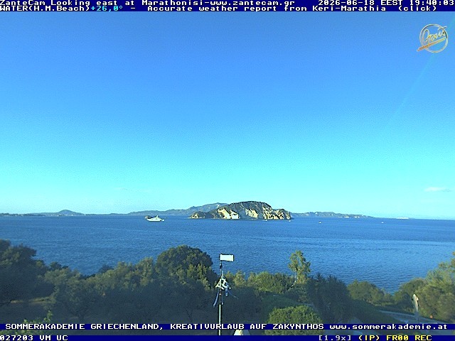 Archiv Foto Webcam Zakynthos - Blick auf den Marina Park