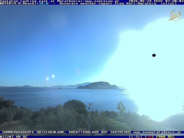 Archiv Foto Webcam Zakynthos - Blick auf den Marina Park