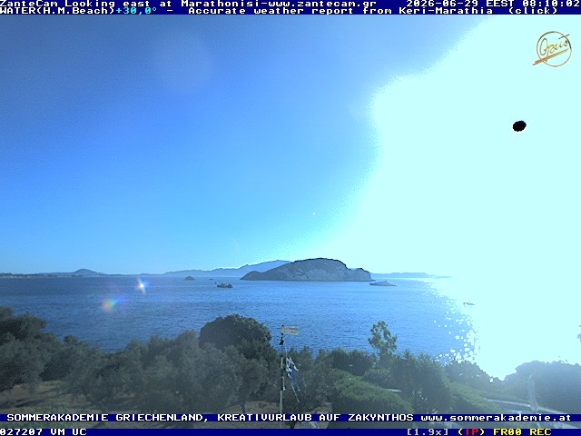 Archiv Foto Webcam Zakynthos - Blick auf den Marina Park
