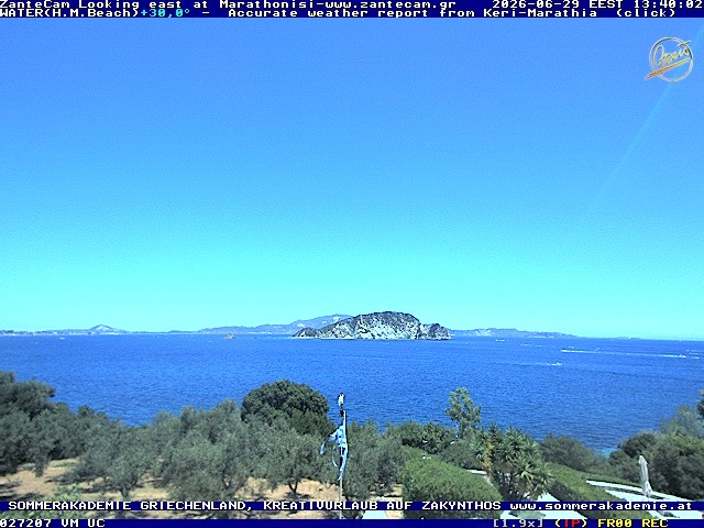 Archiv Foto Webcam Zakynthos - Blick auf den Marina Park