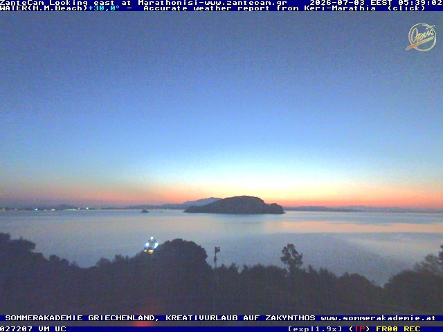 Archiv Foto Webcam Zakynthos - Blick auf den Marina Park