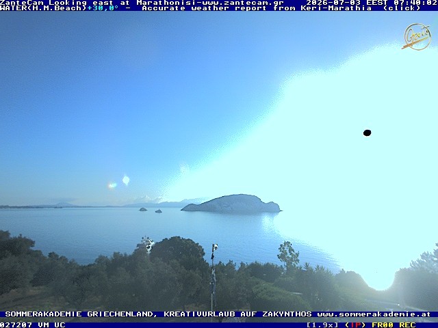 Archiv Foto Webcam Zakynthos - Blick auf den Marina Park