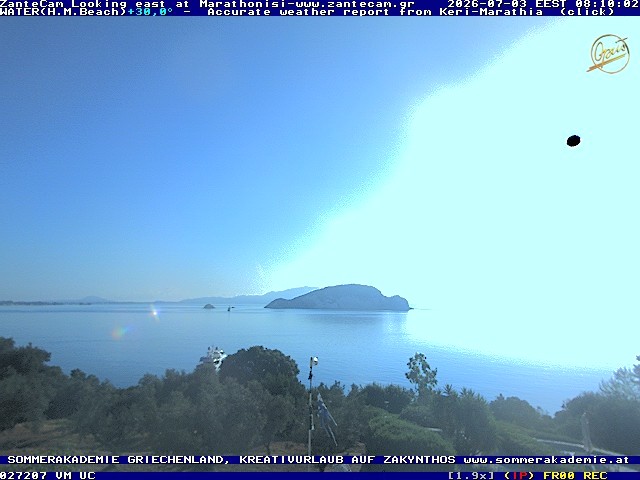 Archiv Foto Webcam Zakynthos - Blick auf den Marina Park