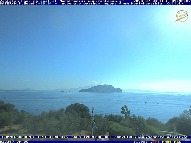 Archiv Foto Webcam Zakynthos - Blick auf den Marina Park