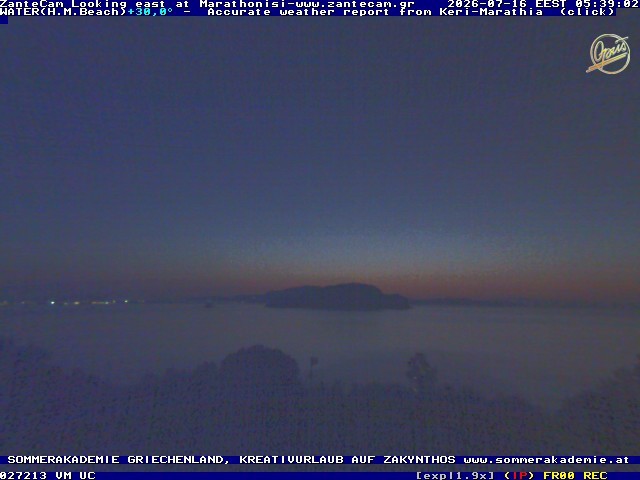 Archiv Foto Webcam Zakynthos - Blick auf den Marina Park