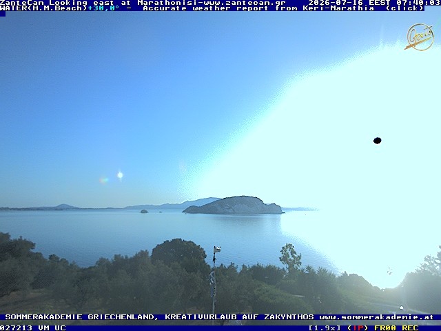 Archiv Foto Webcam Zakynthos - Blick auf den Marina Park