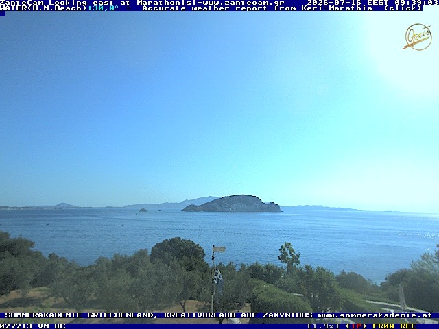 Archiv Foto Webcam Zakynthos - Blick auf den Marina Park