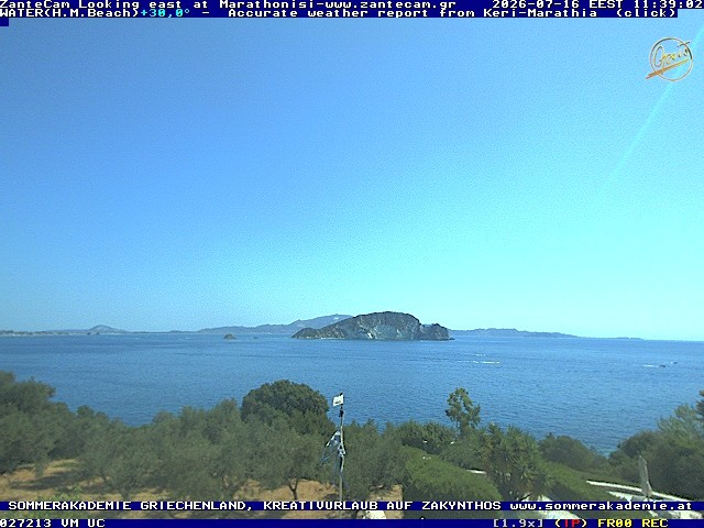 Archiv Foto Webcam Zakynthos - Blick auf den Marina Park