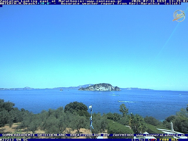 Archiv Foto Webcam Zakynthos - Blick auf den Marina Park
