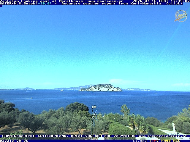 Archiv Foto Webcam Zakynthos - Blick auf den Marina Park