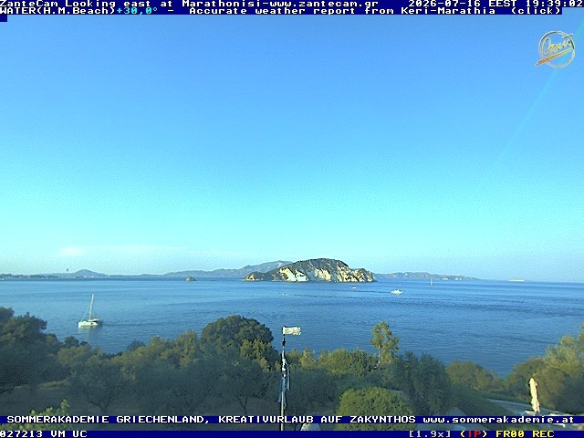 Archiv Foto Webcam Zakynthos - Blick auf den Marina Park
