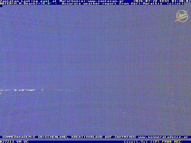 Archived image Webcam Zakynthos - Marine Park