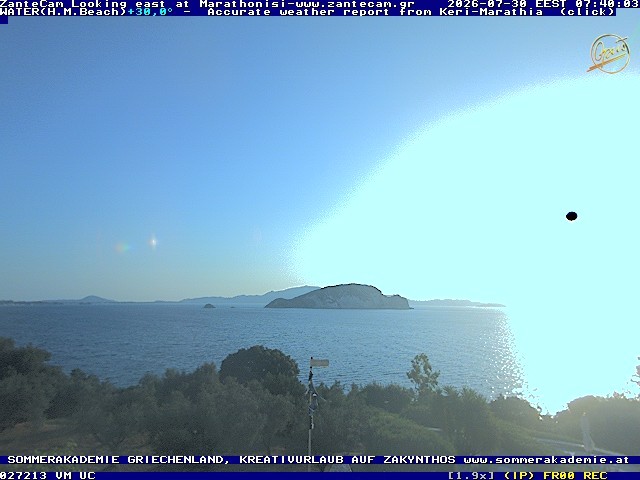 Archiv Foto Webcam Zakynthos - Blick auf den Marina Park