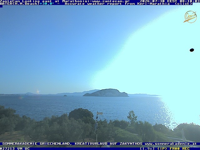Archiv Foto Webcam Zakynthos - Blick auf den Marina Park