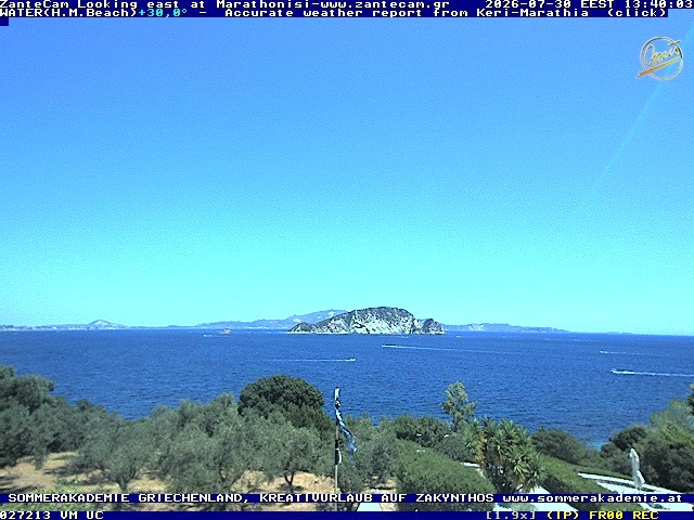 Archiv Foto Webcam Zakynthos - Blick auf den Marina Park