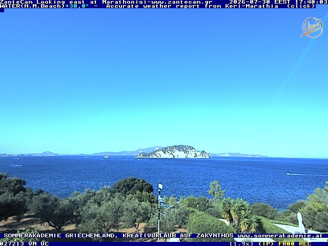 Archiv Foto Webcam Zakynthos - Blick auf den Marina Park
