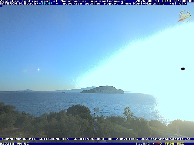 Archiv Foto Webcam Zakynthos - Blick auf den Marina Park