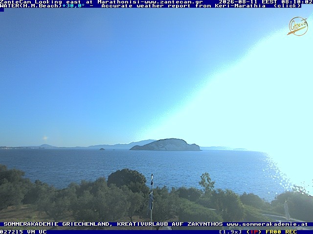 Archiv Foto Webcam Zakynthos - Blick auf den Marina Park