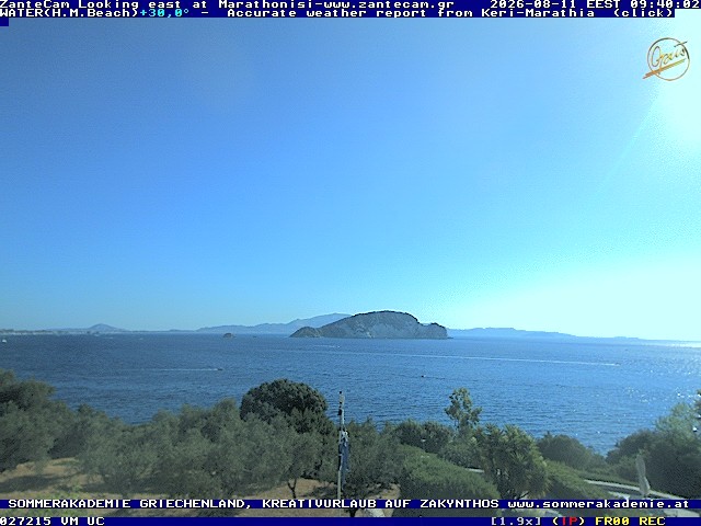 Archiv Foto Webcam Zakynthos - Blick auf den Marina Park