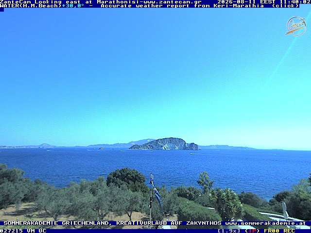 Archiv Foto Webcam Zakynthos - Blick auf den Marina Park