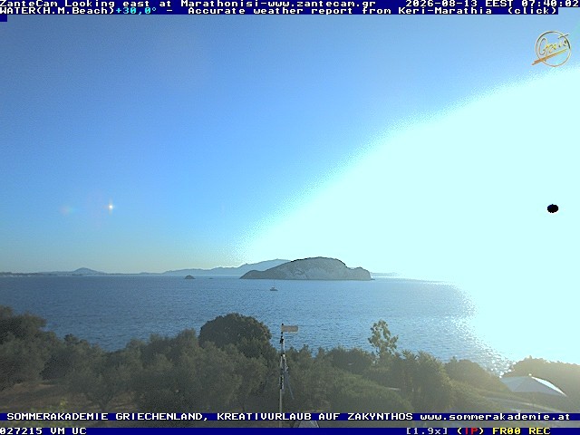 Archiv Foto Webcam Zakynthos - Blick auf den Marina Park