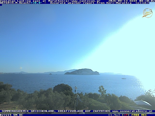 Archiv Foto Webcam Zakynthos - Blick auf den Marina Park