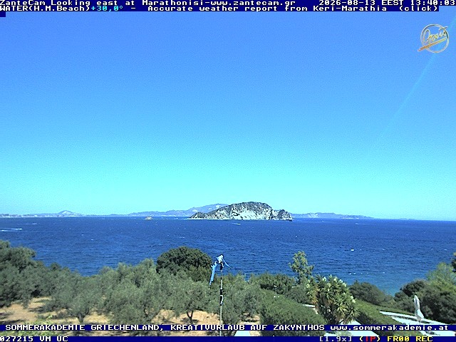 Archiv Foto Webcam Zakynthos - Blick auf den Marina Park
