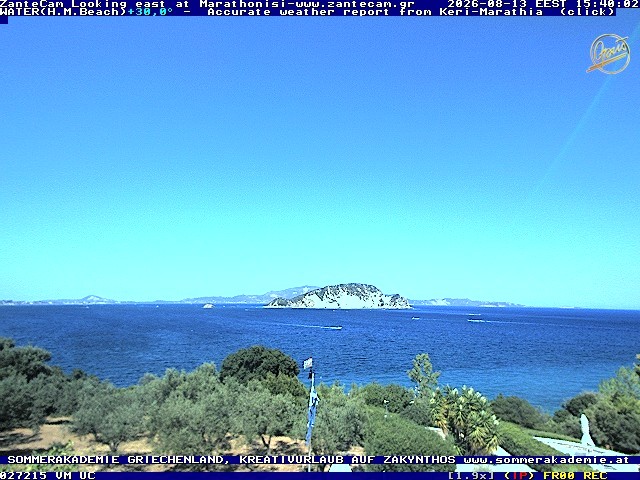 Archiv Foto Webcam Zakynthos - Blick auf den Marina Park