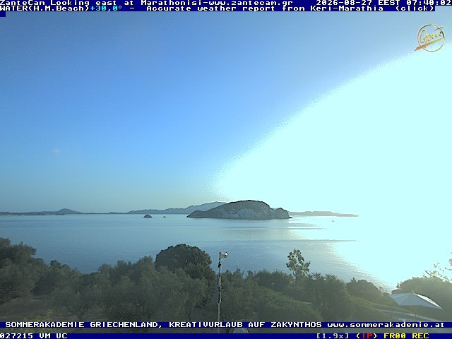 Archiv Foto Webcam Zakynthos - Blick auf den Marina Park