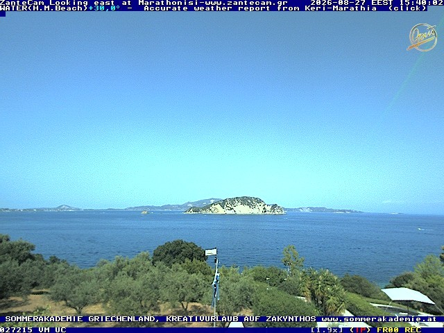 Archiv Foto Webcam Zakynthos - Blick auf den Marina Park