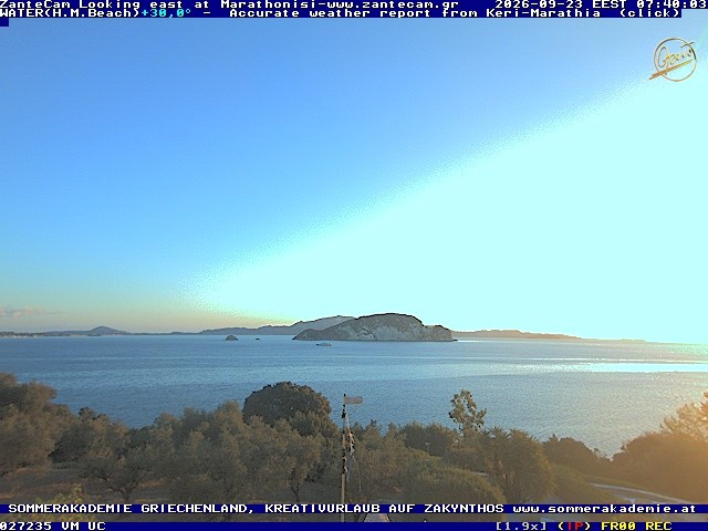 Archiv Foto Webcam Zakynthos - Blick auf den Marina Park