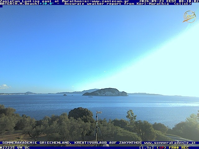 Archiv Foto Webcam Zakynthos - Blick auf den Marina Park