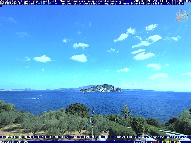 Archiv Foto Webcam Zakynthos - Blick auf den Marina Park