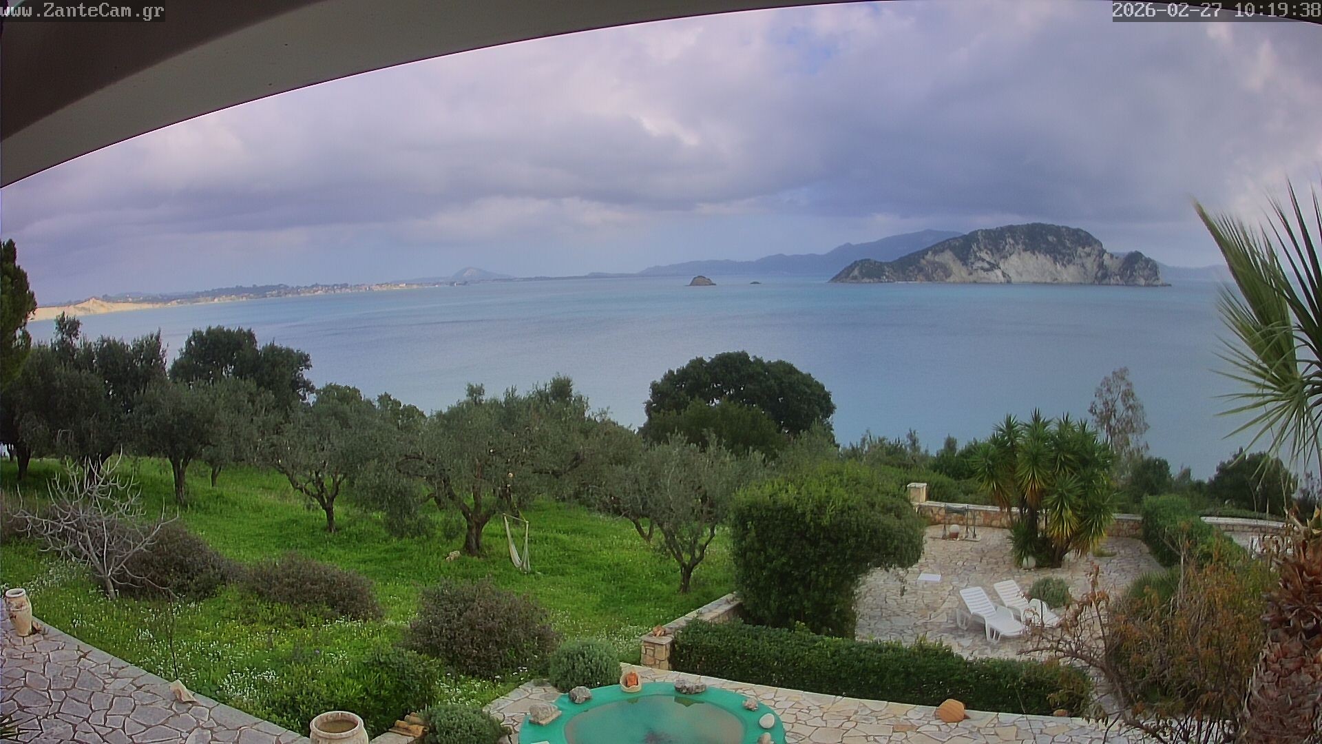 Archived image Webcam Zakynthos - Greek - Marine Park
