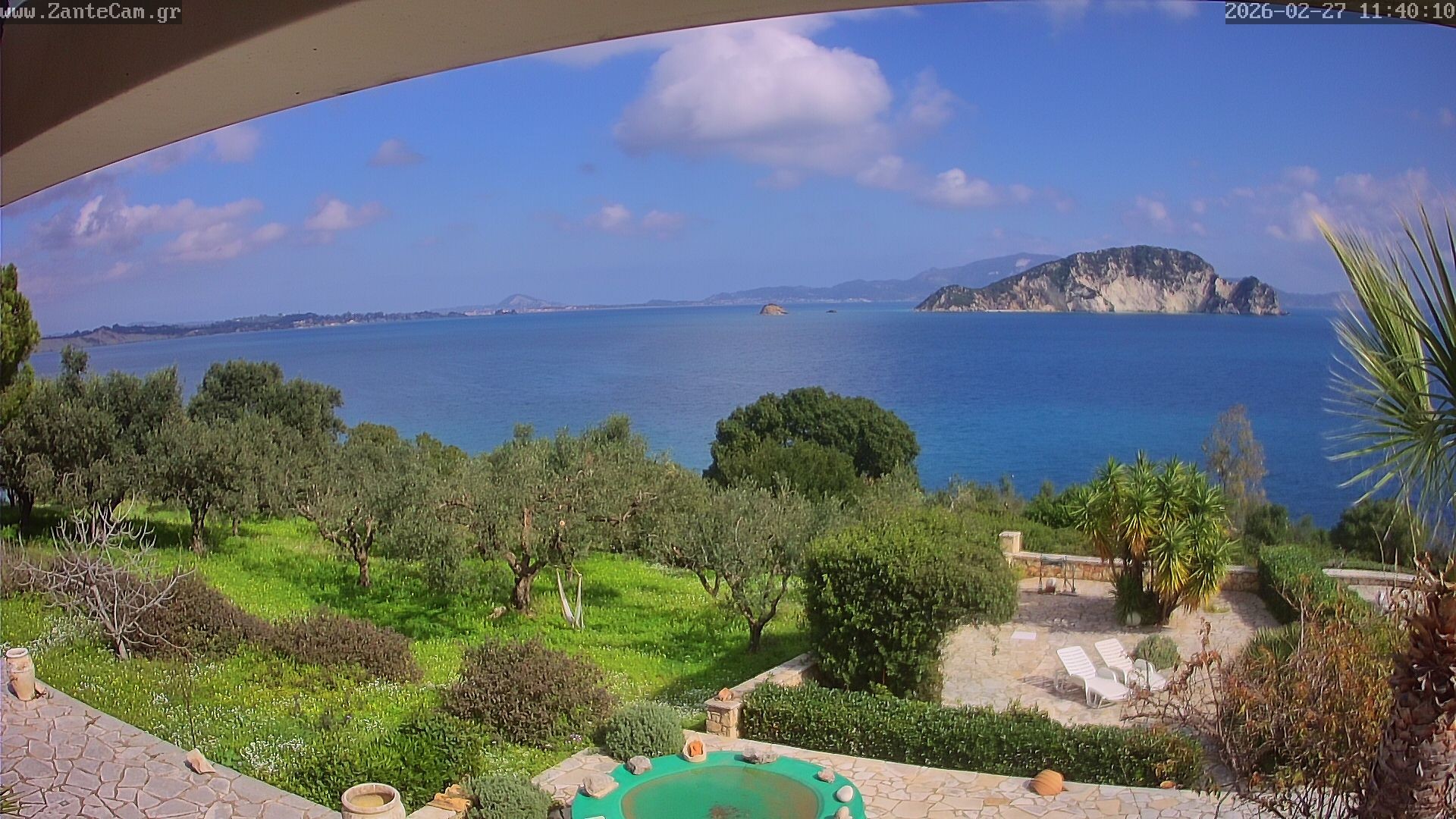 Archived image Webcam Zakynthos - Greek - Marine Park