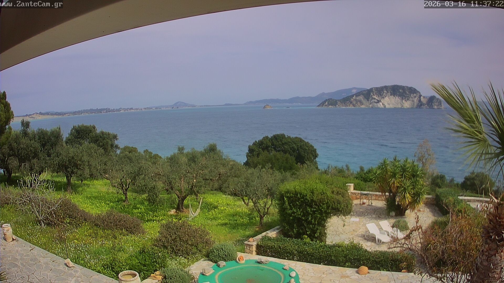 Archived image Webcam Zakynthos - Greek - Marine Park