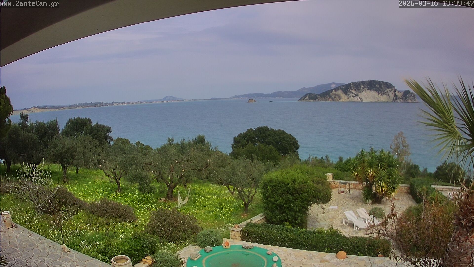 Archived image Webcam Zakynthos - Greek - Marine Park